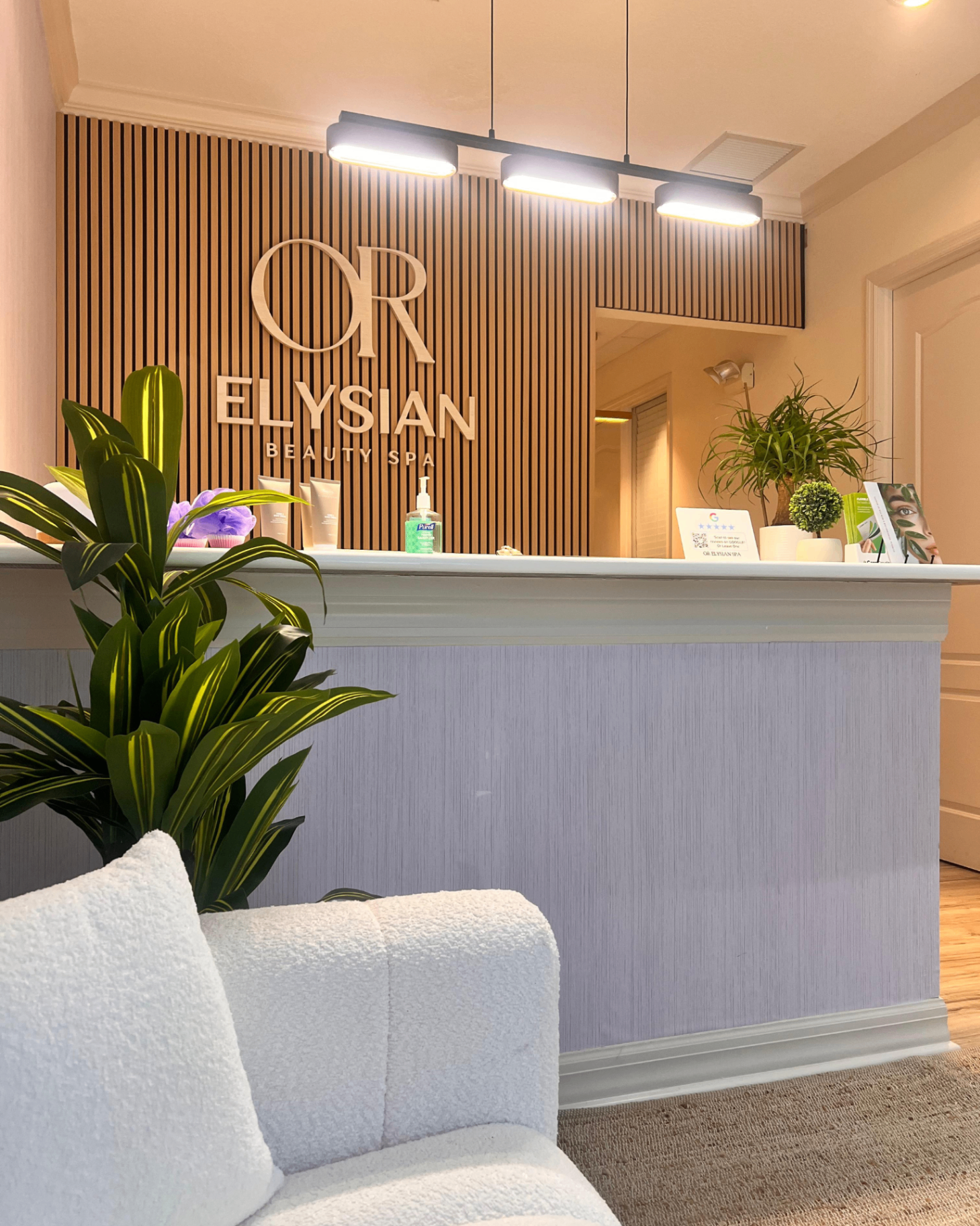 OR Elysian Beauty Spa reception